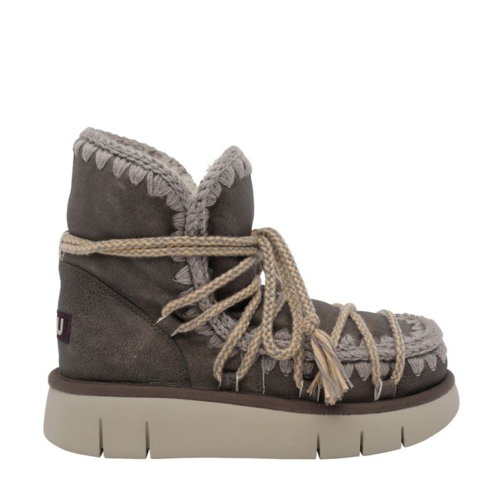 Mou Women Eskimo Bounce Scoubidou Lace Booties